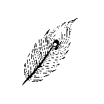 Feather icon symbolizing lightness and soul alignment