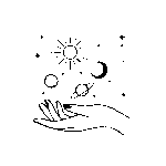 Open hand symbolizing guidance and support