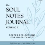 Cover of Soul Notes Journal Volume 2 with journaling prompts for emotional growth