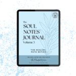 Tablet mockup with Soul Notes Journal Volume 3 cover