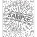 Sample coloring mandala titled Step from Radiant Flow
