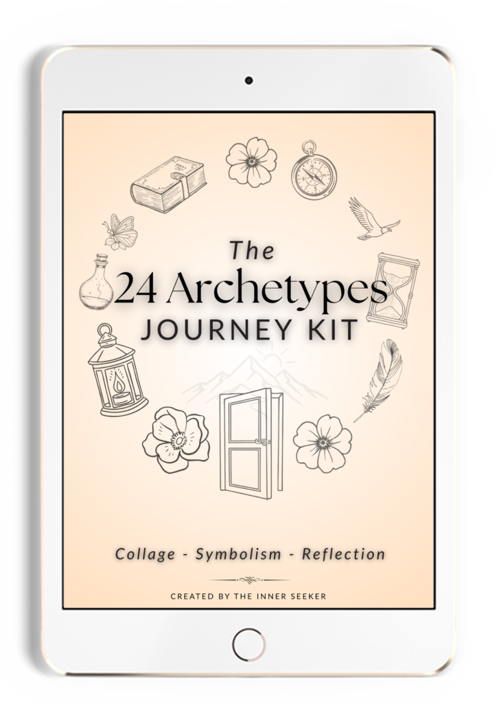 24 archetypes journey kit printable self-discovery archetype journal kit