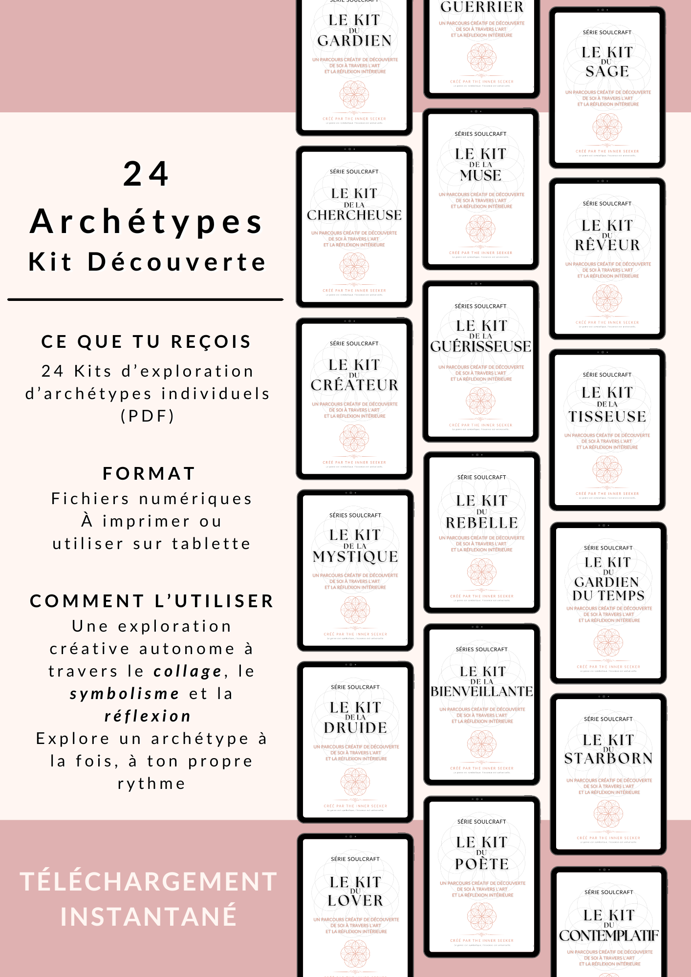 Aperçu du kit — 24 Archétypes
